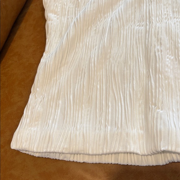 By Anthropologie Cross Neck Halter Top - White - Size Medium - Picture 8 of 13